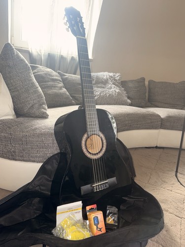 Klassische gitarre schwarz - klassische,